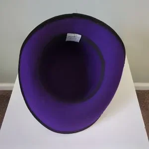 Rare! Vintage Liz Claiborne Deep Purple Velvet Trim Madeline Wool Hat Liz Claiborne Hat - Etsy main image 4